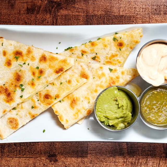 VEGGIE QUESADILLA.