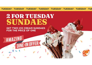 2 For Tuesday Sundaes 5