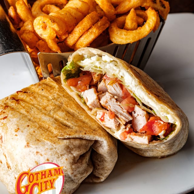 CHICKEN CAESAR WRAP.