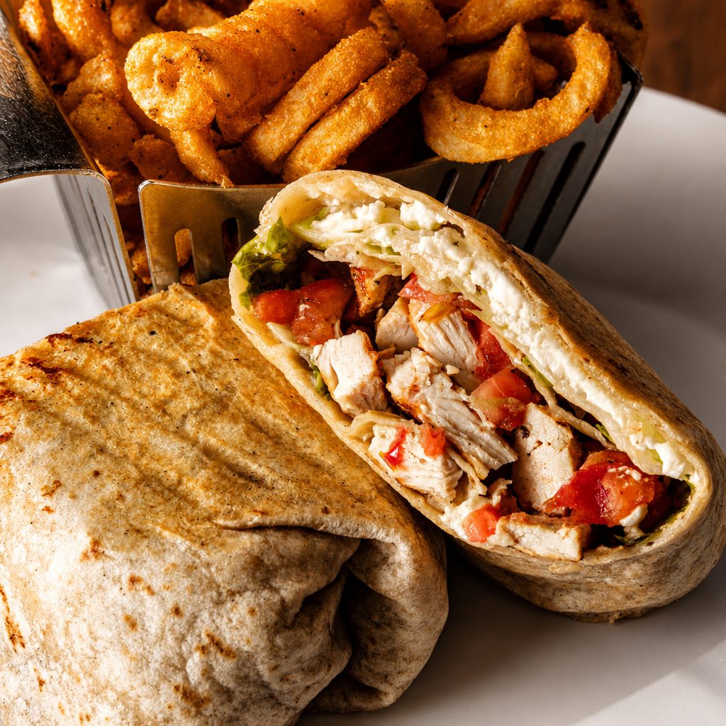 Chicken Caesar Wrap.