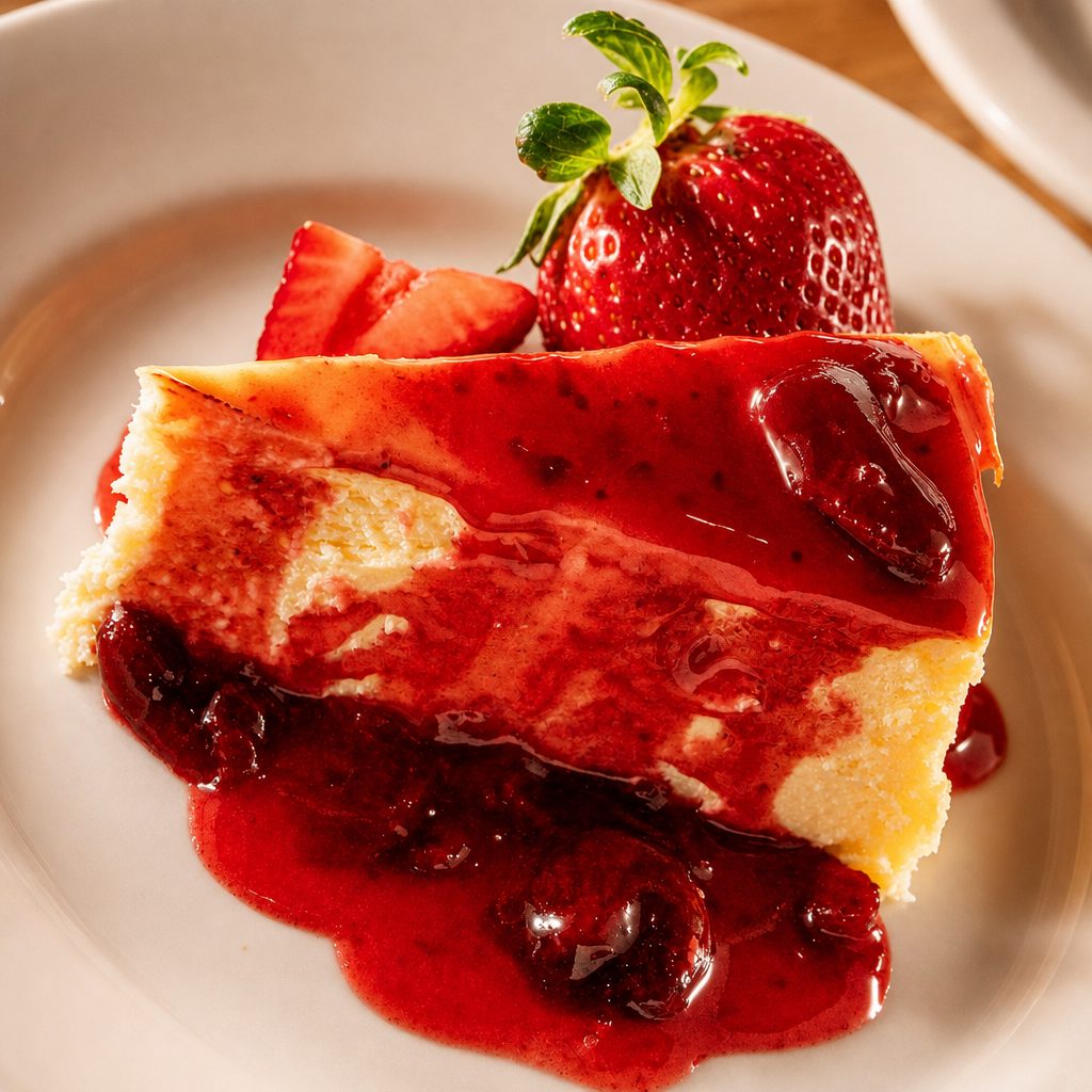 Strawberry Cheesecake.