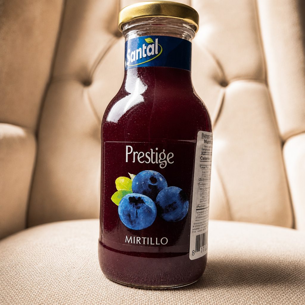 Santal Blueberry Juice.