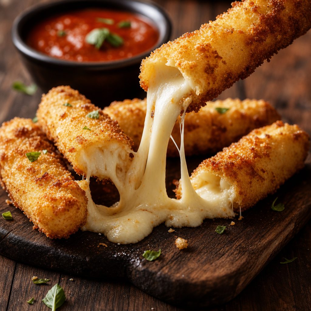 Mozzarella Sticks Half Tray.