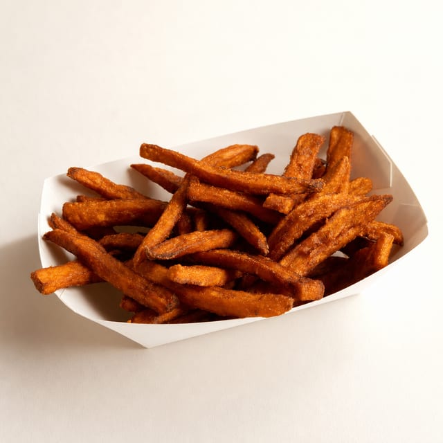 SWEET POTATO FRIES.