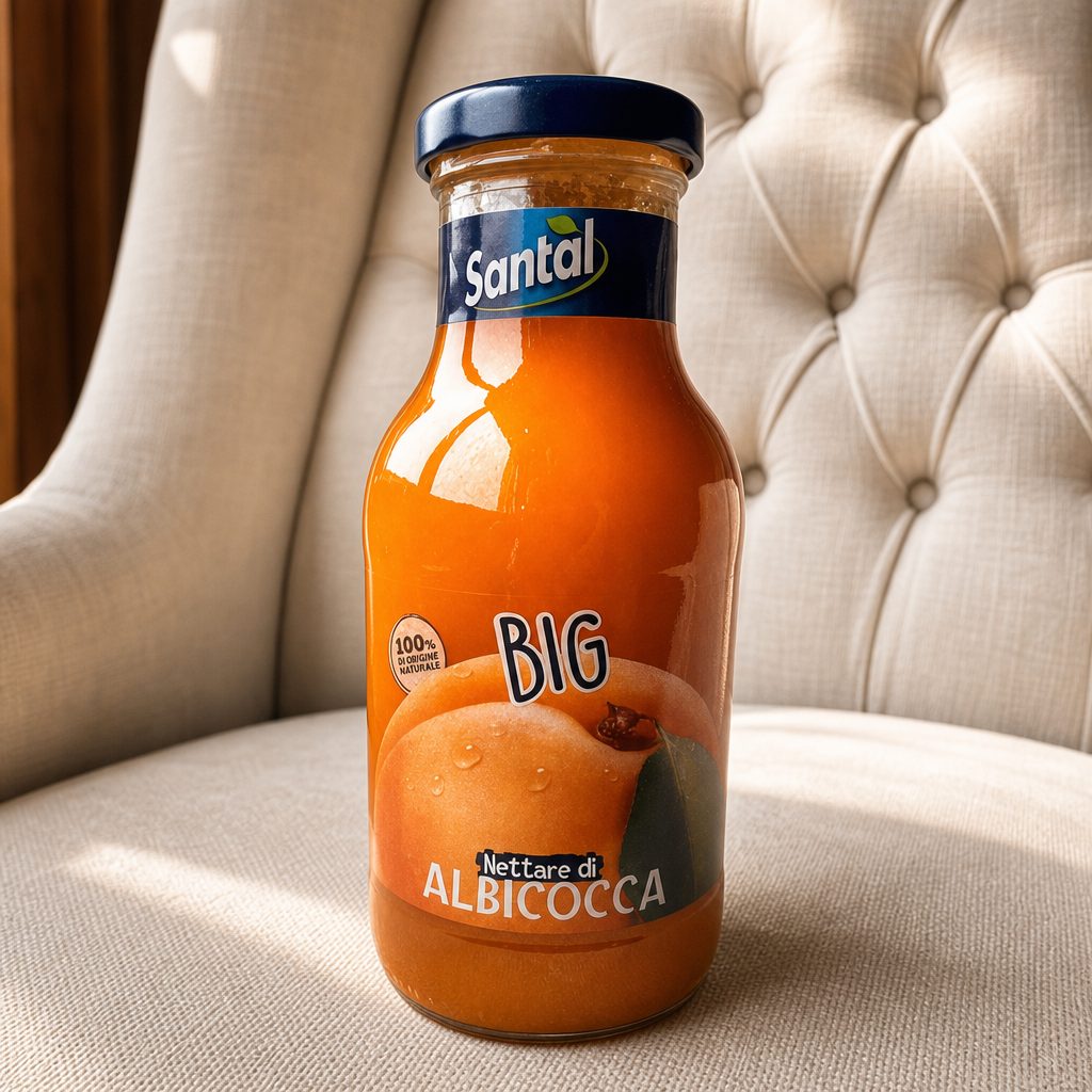 Santal Apricot Juice.