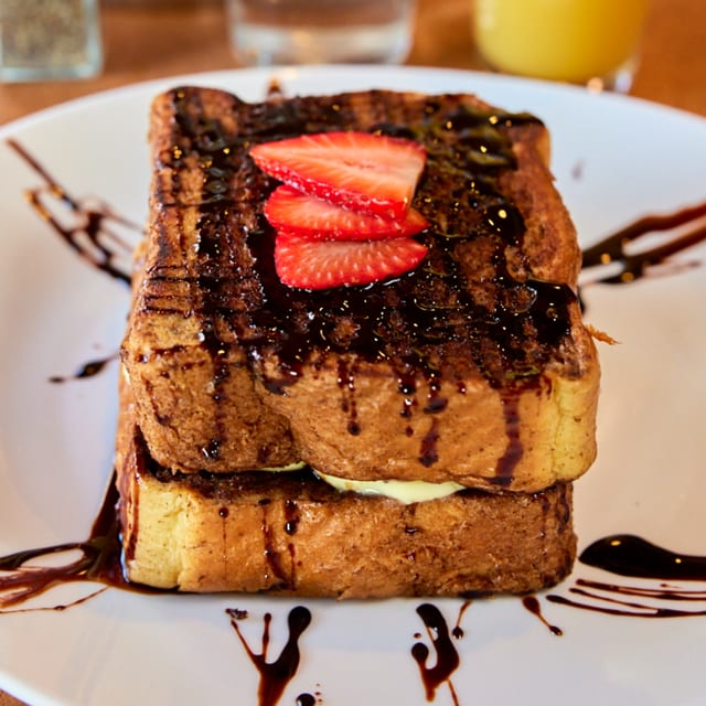 BOSTON CREAM FRENCH TOAST.